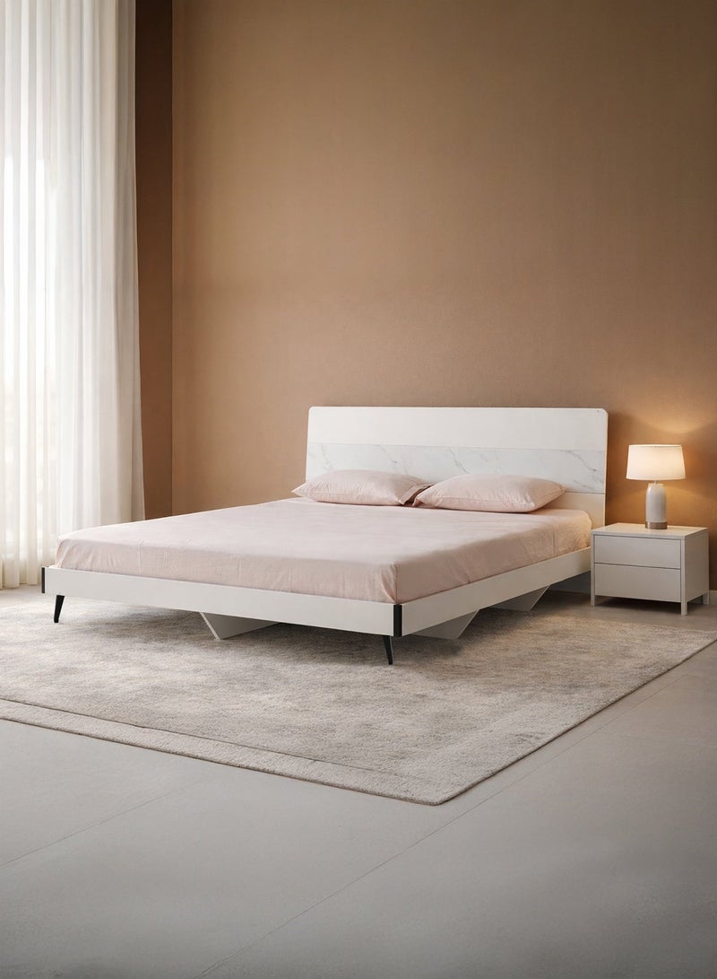 Royaloak Archer Queen Bed Base | MDF with Melamine Finish | Sturdy & Durable Modern Design | Multiple Style Options - Image 1